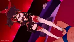 play Bernstein von Genshin Impact bekommt einen Fußjob und Cums hart